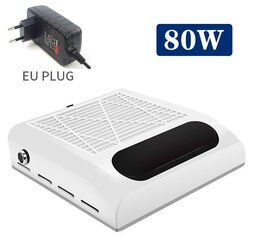 Пылесборник для ногтей (маникюр, педикюр) LIVMAN BQ-858-8Plus, 80 Вт цена и информация | Аппараты для маникюра и педикюра | pigu.lt