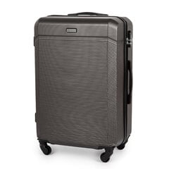 Средний чемодан Solier STL945, M, серый цена и информация | Чемоданы, дорожные сумки  | pigu.lt