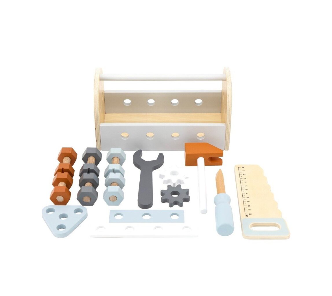 Vaidmenų žaidimas - Medinė įrankių dėžutė, Tryco TR-303014 kaina ir informacija | Žaislai kūdikiams | pigu.lt