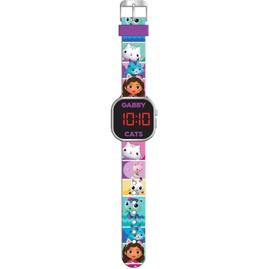 LED laikrodis Gabbys Dollhouse цена и информация | Originalūs laikrodžiai | pigu.lt