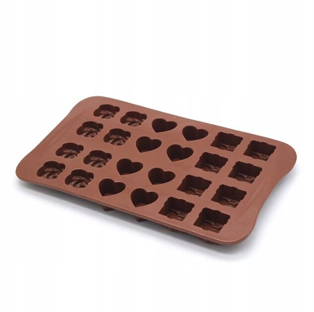 Silikoninė forma šokoladui kaina ir informacija | Virtuvės įrankiai | pigu.lt