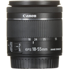 Canon EF-S 18-55mm f/3.5-5.6 IS STM - Demonstracinis (expo) - Baltoje dėžutėje (white box) kaina ir informacija | Objektyvai | pigu.lt