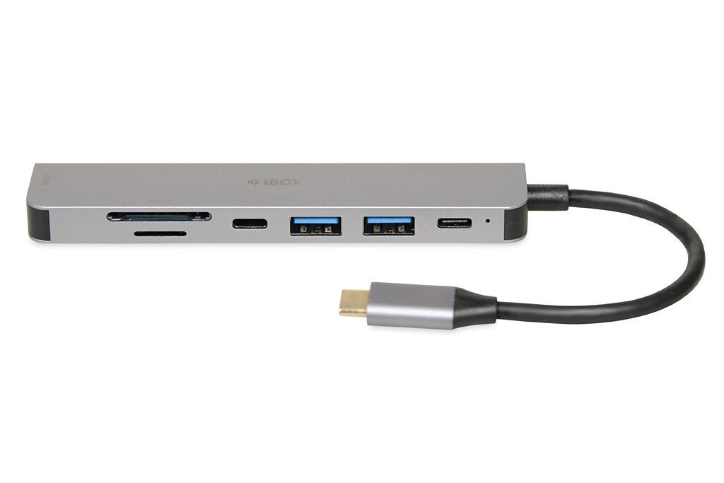 iBox USHIBOIUH3SL4K kaina ir informacija | Adapteriai, USB šakotuvai | pigu.lt