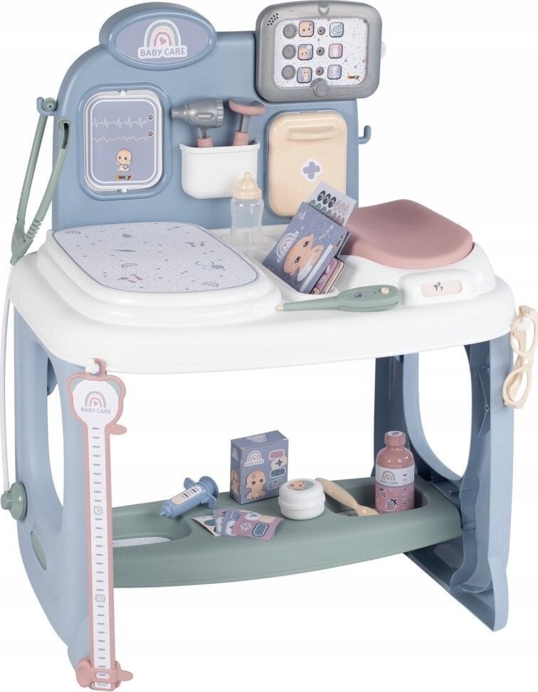 Vaikiškas daktaro stalas Smoby Baby Care, 24 d. kaina ir informacija | Žaislai mergaitėms | pigu.lt