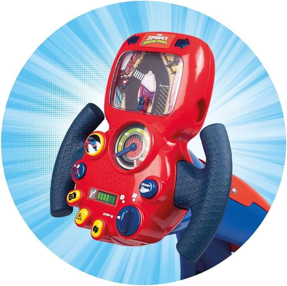 Vaikiškas vairavimo simuliatorius Smoby Spiderman Marvel kaina ir informacija | Lavinamieji žaislai | pigu.lt