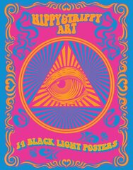 Hippy & Trippy Art: 14 Black Light Posters цена и информация | Книги об искусстве | pigu.lt