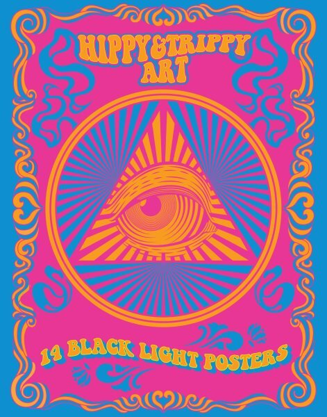 Hippy & Trippy Art: 14 Black Light Posters kaina ir informacija | Knygos apie meną | pigu.lt
