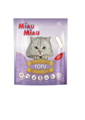 Kačių kraikas Miau Miau Tofu, 6 L kaina ir informacija | Kraikas katėms | pigu.lt