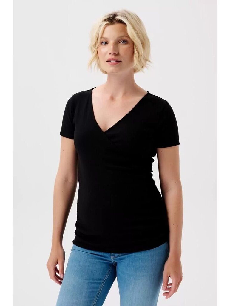 Palaidinė nėščioms ir maitinančioms Noppies Sanson 30N0013, juoda kaina ir informacija | Palaidinės, marškiniai moterims | pigu.lt