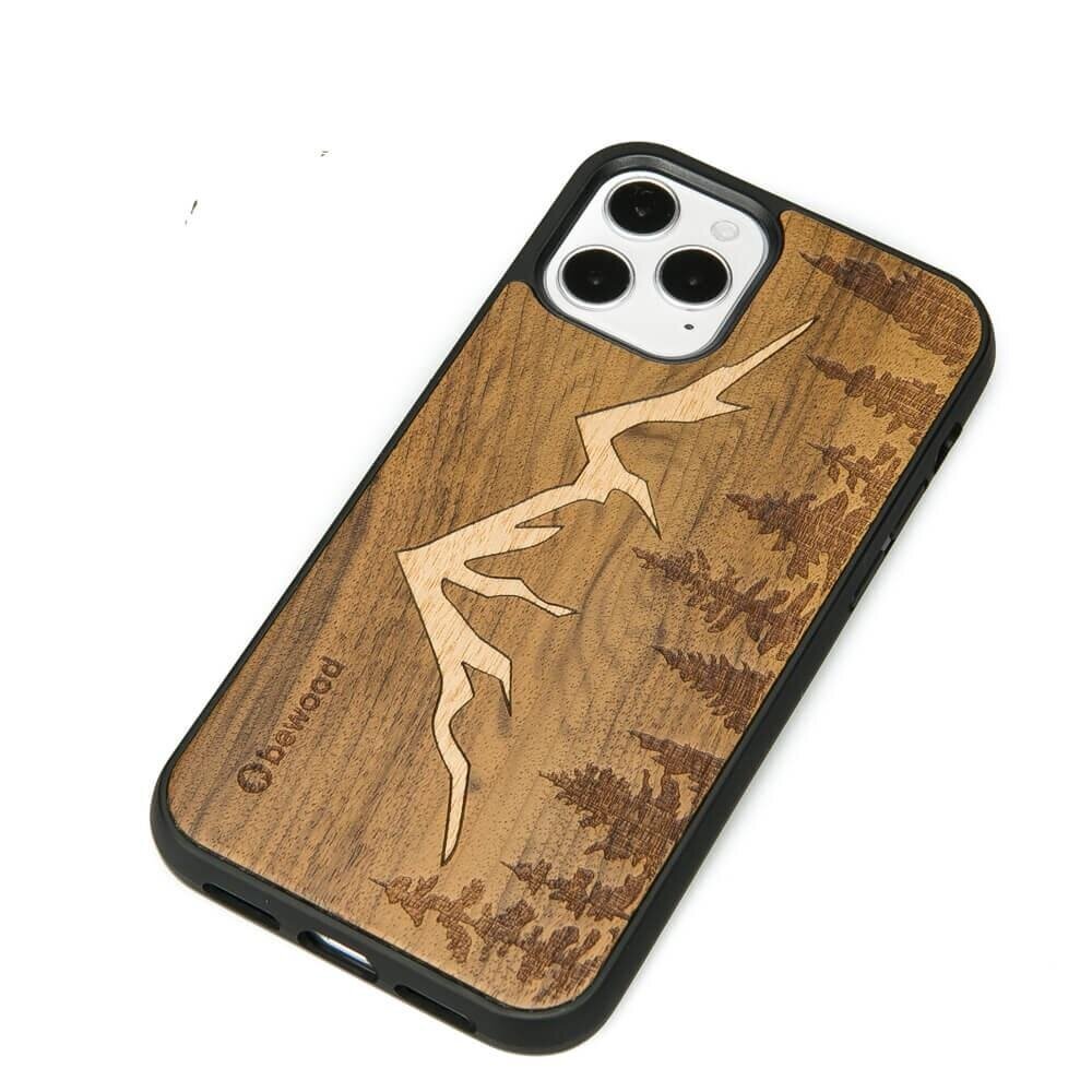 Bewood Imbuia Mountains Wooden Case kaina ir informacija | Telefono dėklai | pigu.lt