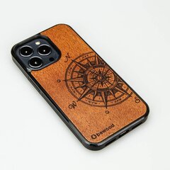 Bewood Traveler Merbau Wooden Case kaina ir informacija | Telefono dėklai | pigu.lt