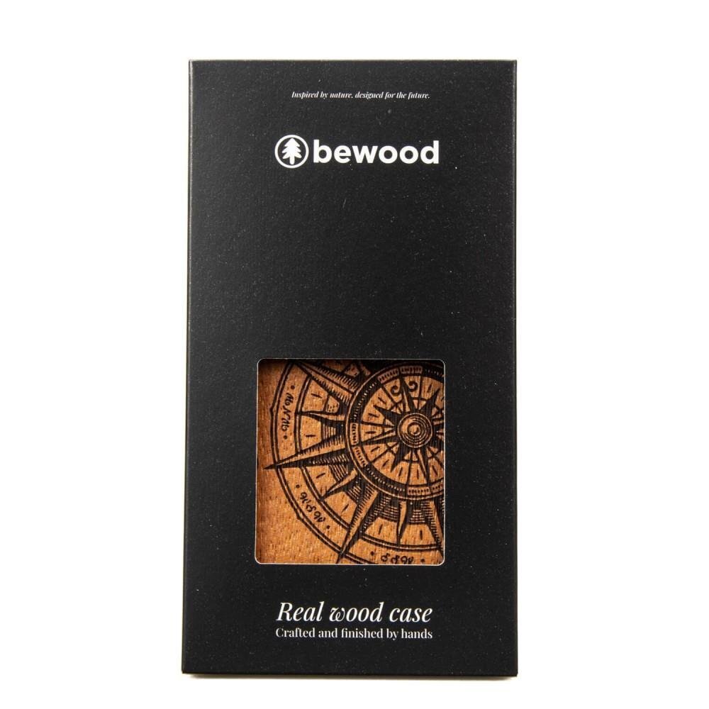 Bewood Traveler Merbau Wooden Case kaina ir informacija | Telefono dėklai | pigu.lt