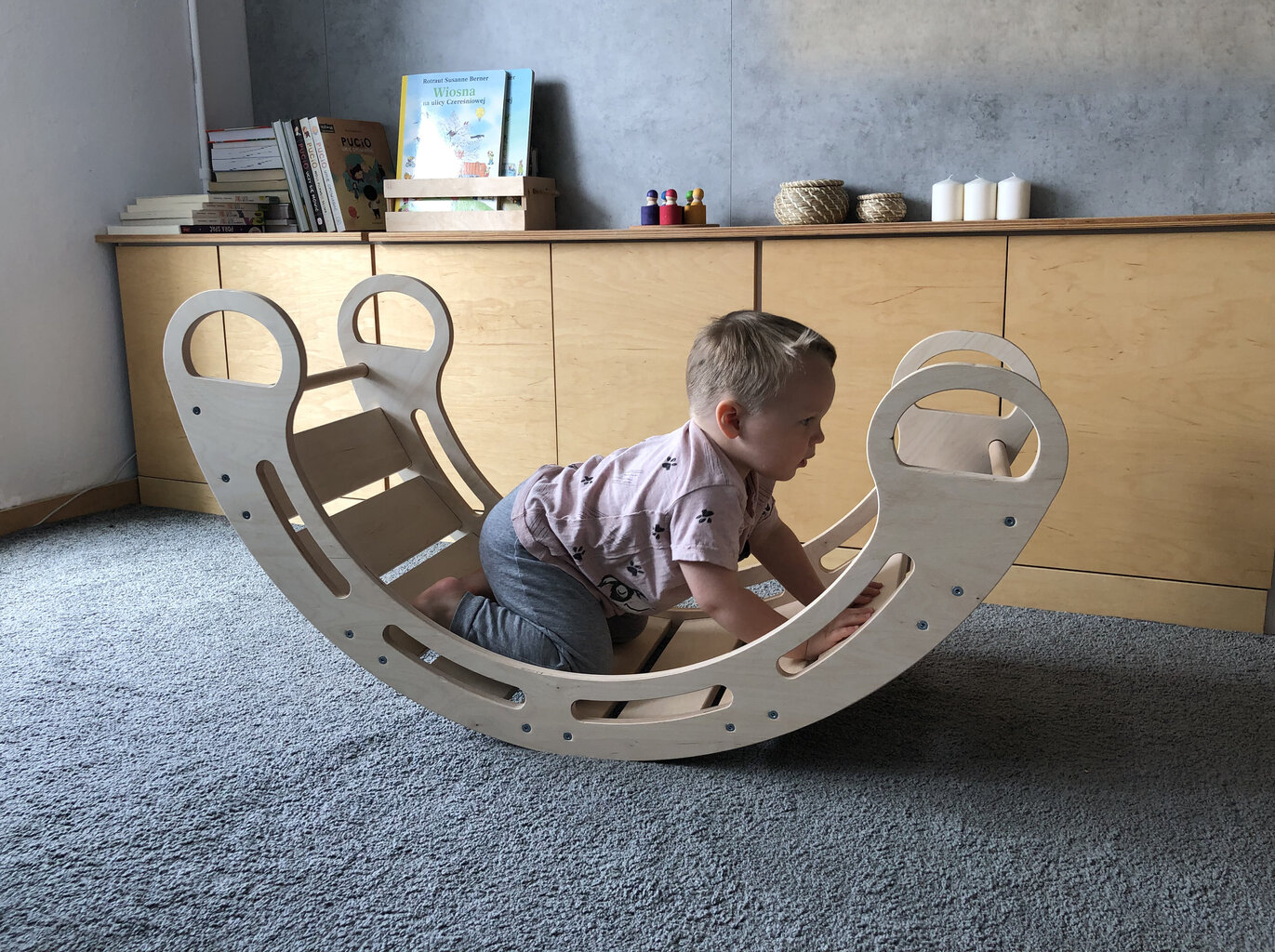 Medinis rokeris Montessori, 85 cm цена и информация | Lavinamieji žaislai | pigu.lt