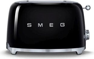 SMEG Toaster (TSF01BLEU) black Schwarz (TSF01BLEU) цена и информация | Тостеры | pigu.lt