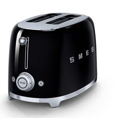 SMEG Toaster (TSF01BLEU) black Schwarz (TSF01BLEU) цена и информация | Тостеры | pigu.lt