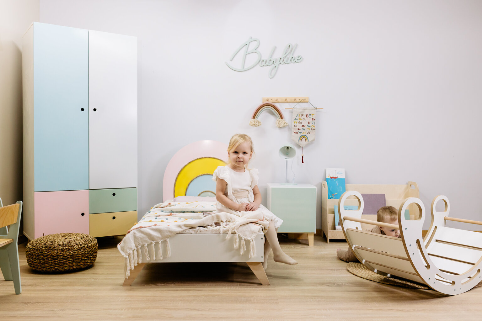 Medinis rokeris Montessori Babylike, 100 cm цена и информация | Lavinamieji žaislai | pigu.lt