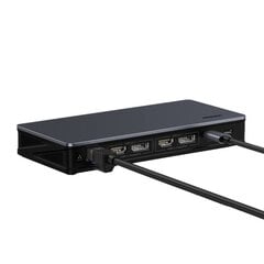 Адаптер HUB UGREEN CM615 USB-C на 2x USB-A, 1x USB-C 3.1, 2x HDMI, 2x DP, SD/TF, RJ45 цена и информация | Адаптеры, USB-разветвители | pigu.lt