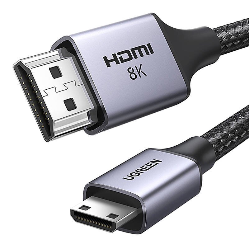 UGREEN mini HDMI - HDMI, 2 m цена и информация | Kabeliai ir laidai | pigu.lt