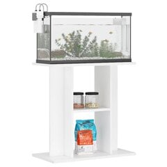 Akvariumo stovas vidaXL, baltos spalvos, 60x30x60 cm kaina ir informacija | Akvariumai ir jų įranga | pigu.lt