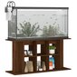 Akvariumo stovas vidaXL, tamsiai rudas, 120x40x60cm kaina ir informacija | Akvariumai ir jų įranga | pigu.lt