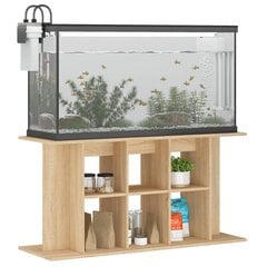 Akvariumo stovas vidaXL, šviesiai rudas, 120x40x60cm kaina ir informacija | Akvariumai ir jų įranga | pigu.lt