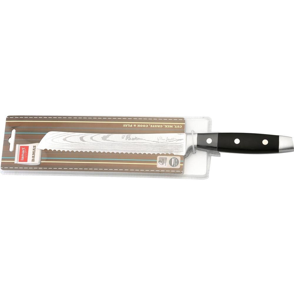 Bread knife Lamart LT2043 | 20 cm kaina ir informacija | Peiliai ir jų priedai | pigu.lt