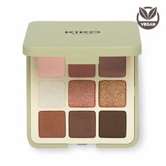 Akių šešėlių paletė Kiko Green Me Eyeshadow Palette, 101 Cool Spice цена и информация | Тушь, средства для роста ресниц, тени для век, карандаши для глаз | pigu.lt