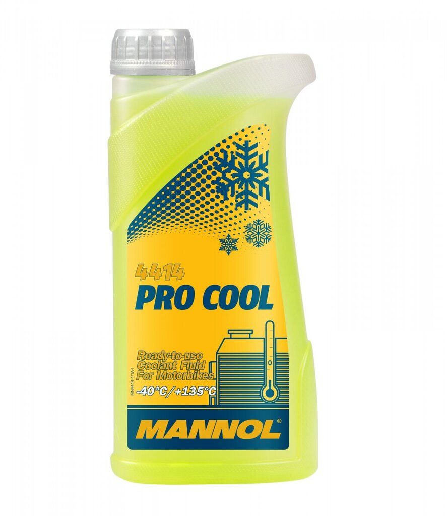 Antifrizas Mannol 4414 Pro Cool -40C, 1L kaina ir informacija | Langų ir aušinimo skysčiai | pigu.lt