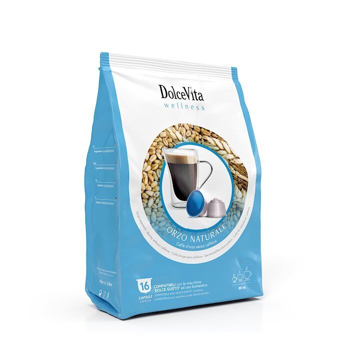 Dolce Vita miežių kavos kapsulės Orzo, 16 vnt. цена и информация | Kava, kakava | pigu.lt