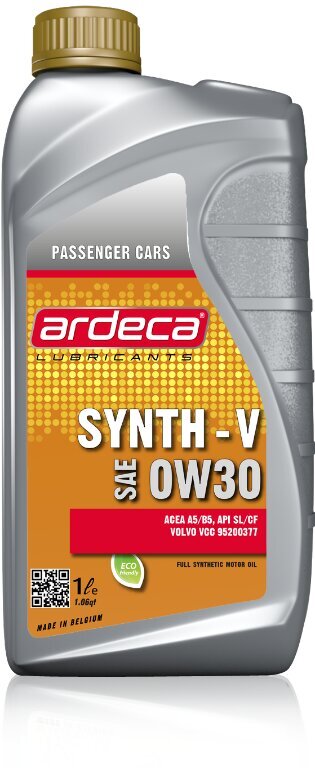 Alyva Ardeca Synth-V 0W-30, 1l kaina ir informacija | Variklinės alyvos | pigu.lt