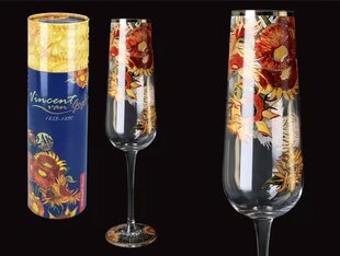 Carmani šampano taurė Van Gogh Saulėgrąžos, 300 ml kaina ir informacija | Originalūs puodeliai | pigu.lt