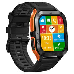 Watchex Tank Orange kaina ir informacija | Išmanieji laikrodžiai (smartwatch) | pigu.lt