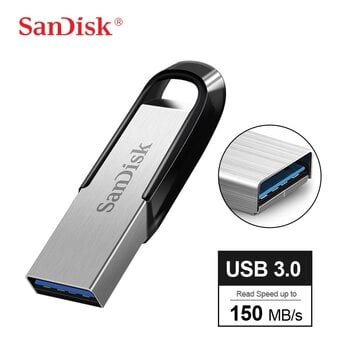 SanDisk Cruzer Ultra Flair 128 GB USB 3.0 kaina ir informacija | USB laikmenos | pigu.lt