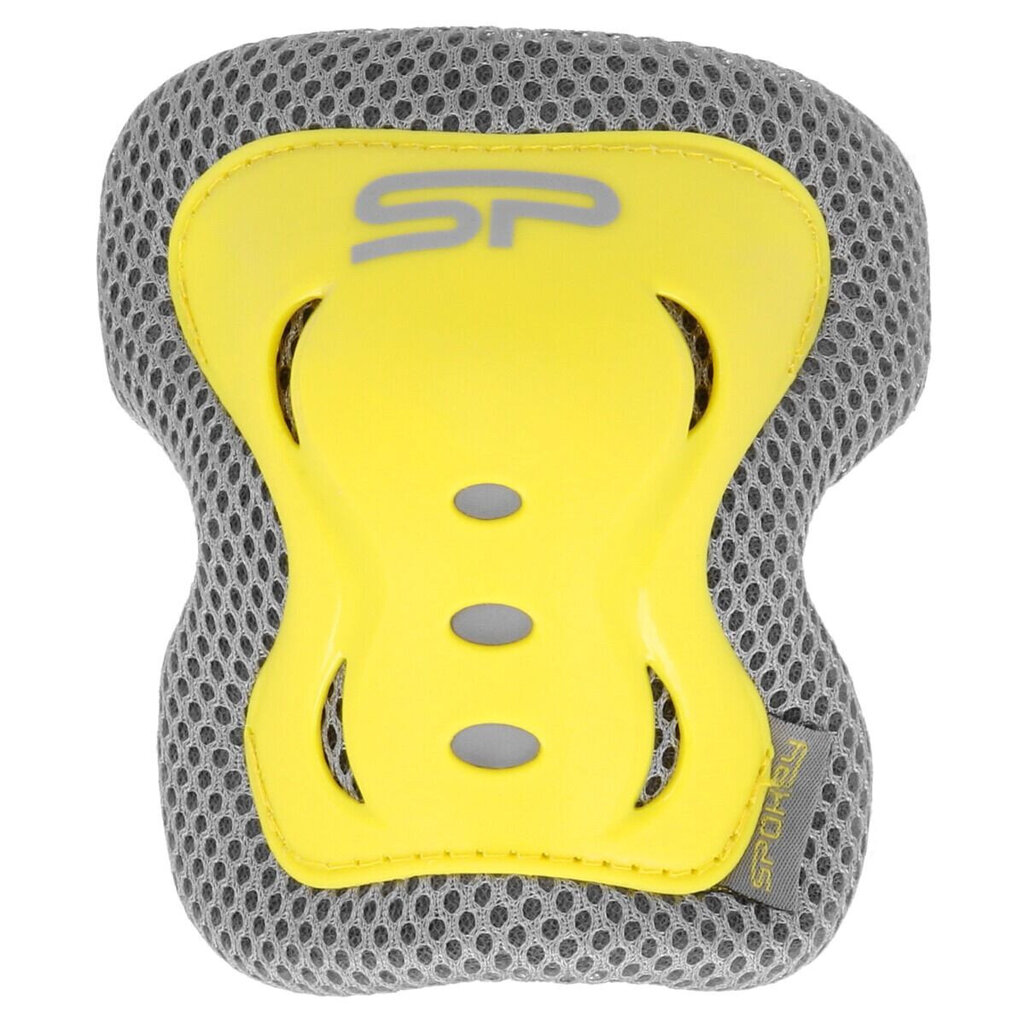 Apsaugų rinkinys vaikams SP Shield, L, geltonas kaina ir informacija | Apsaugos | pigu.lt