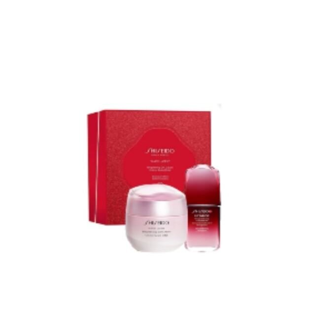 Veido priežiūros priemonių rinkinys Shiseido White Lucency Duo Daily: dieninis kremas, 15 ml + šviesinantis serumas, 10 ml цена и информация | Veido kremai | pigu.lt
