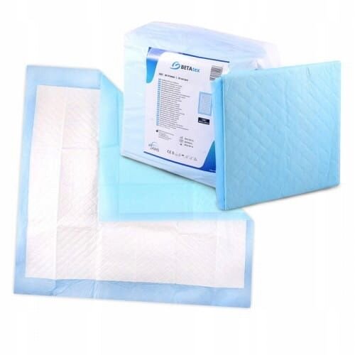 Higieniniai absorbentiniai paklotai 60x40, 50vnt kaina ir informacija | Drėgnos servetėlės, paklotai | pigu.lt