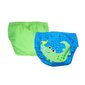 Maudymosi sauskelnės Alligator Zoocchini, 7-10kg,, mėlynos/žalios, 2 vnt. цена и информация | Maudymosi kostiumėliai, šortai kūdikiams | pigu.lt