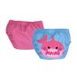 Maudymosi sauskelnės mergaitėms Zoocchini Pink Shark, 7-10 kg, rožinės/mėlynos, 2 vnt. цена и информация | Maudymosi kostiumėliai, šortai kūdikiams | pigu.lt