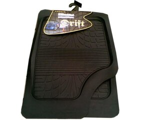Guminiai kilimėliai DRIFT 2 (priekiniai) juodi kaina ir informacija | Universalūs kilimėliai | pigu.lt