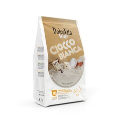 Dolce Vita šokolado gėrimo kapsulės Cioccobianca, 10 vnt. цена и информация | Кофе, какао | pigu.lt