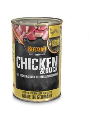 Belcando Chicken & Duck with millet & carrots šunims su vištiena ir ančių mėsa, cukinijomis ir morkomis 400 g x 6 vnt kaina ir informacija | Konservai šunims | pigu.lt