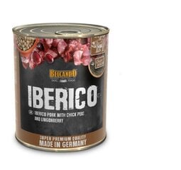 Belcando Iberico with Chickpeas & Lingonberry šunims su Iberijos kiauliena, avinžirniais ir spanguolėmis 800 g x 6 vnt kaina ir informacija | Konservai šunims | pigu.lt