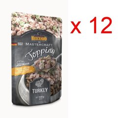 Belcando Mastercraft Topping Turkey šunims su kalakutiena 100 g x 12 vnt kaina ir informacija | Konservai šunims | pigu.lt