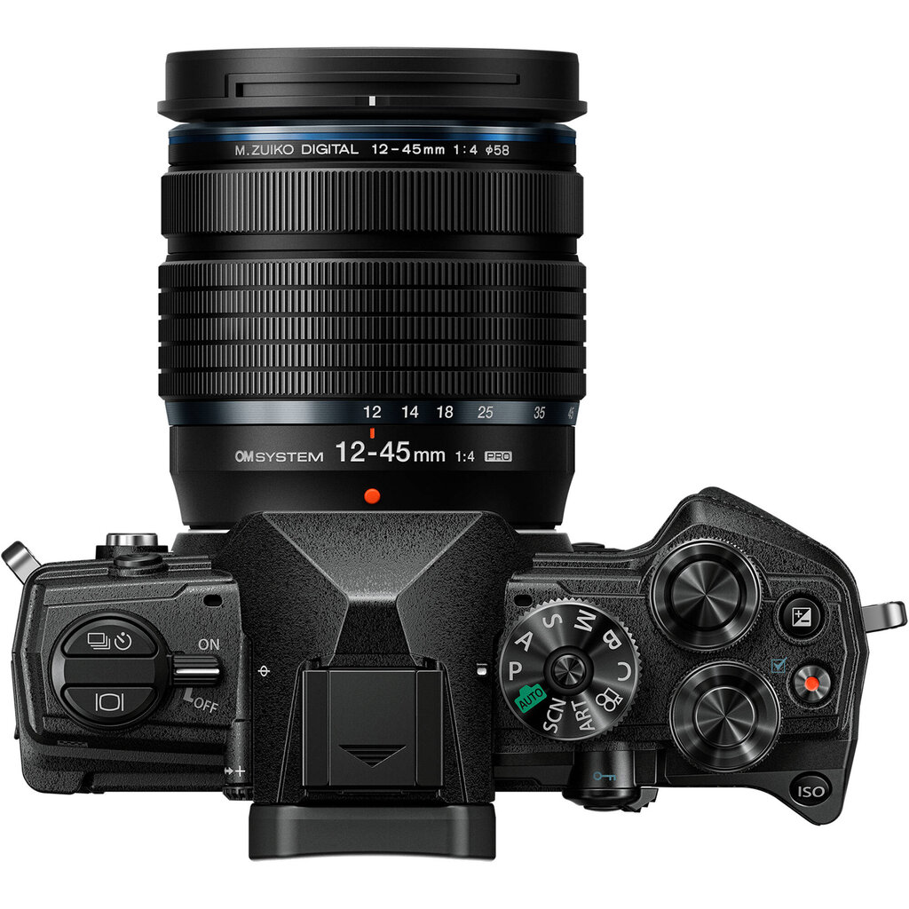 Olympus OM SYSTEM OM-5 + M.ZUIKO DIGITAL ED 12-45mm F4 PRO (Black) цена и информация | Skaitmeniniai fotoaparatai | pigu.lt