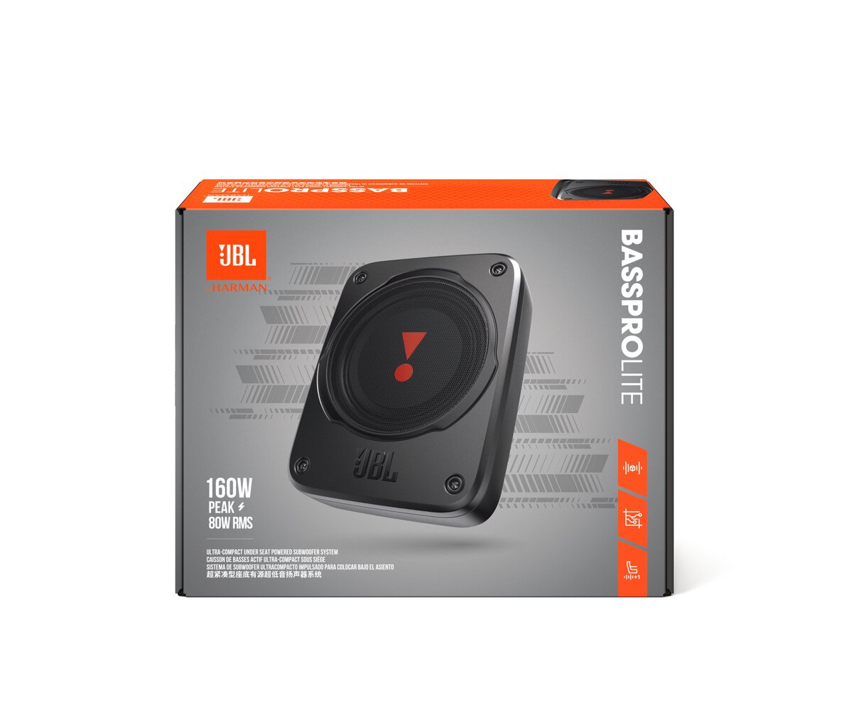 JBL Bass Pro Lite Ultra-Compact kaina ir informacija | Automobiliniai garsiakalbiai | pigu.lt