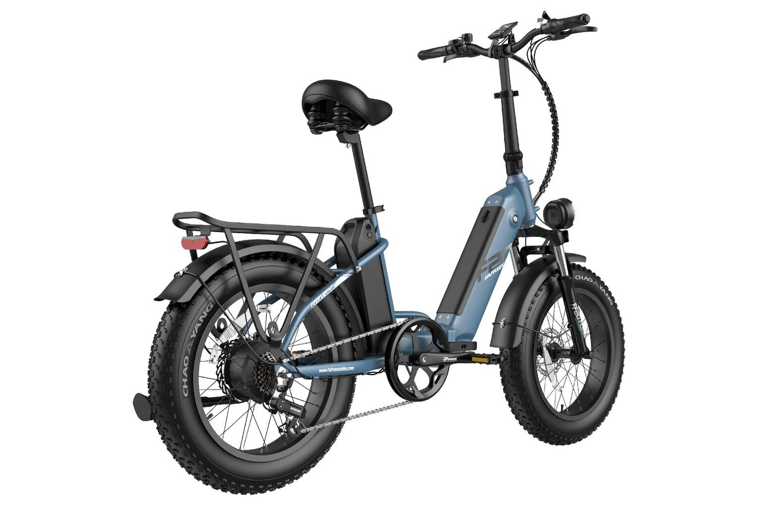 Elektrinis dviratis Fafrees FF20 Polar, 20", mėlynas kaina ir informacija | Elektriniai dviračiai | pigu.lt
