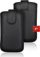 Partner Tele.com Forcell Slim Kora 2 Leather Case, juodas kaina ir informacija | Telefono dėklai | pigu.lt