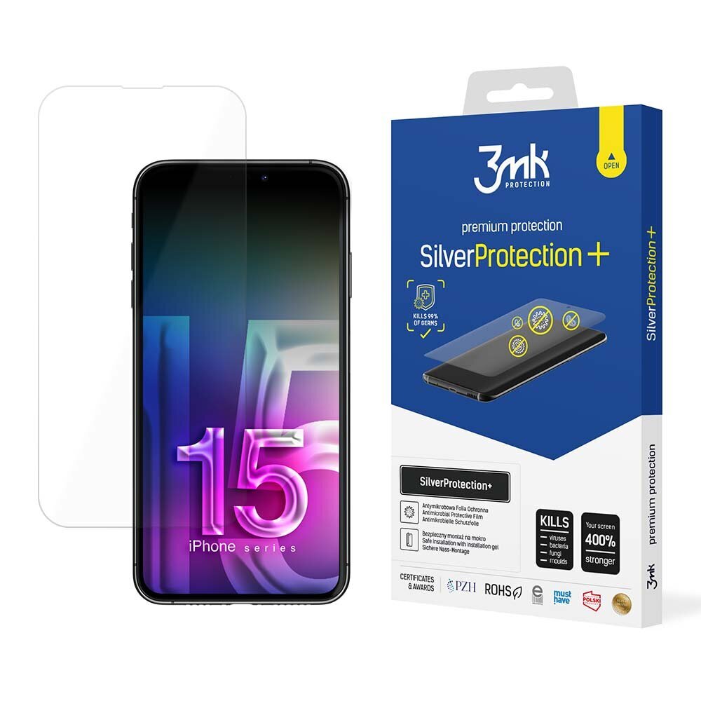 3mk SilverProtection+ screen protector 5903108535519 цена | pigu.lt