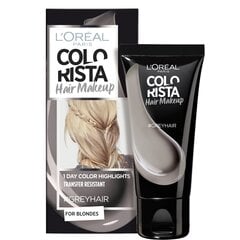 Краска для волос L`Oréal Paris Colorista Hair Make Up, Серый цвет, 30 мл цена и информация | Краска для волос | pigu.lt