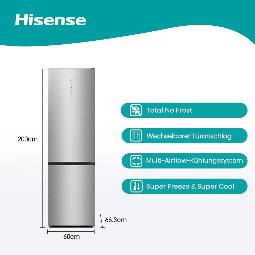 Hisense RB470N4CIC цена и информация | Šaldytuvai | pigu.lt